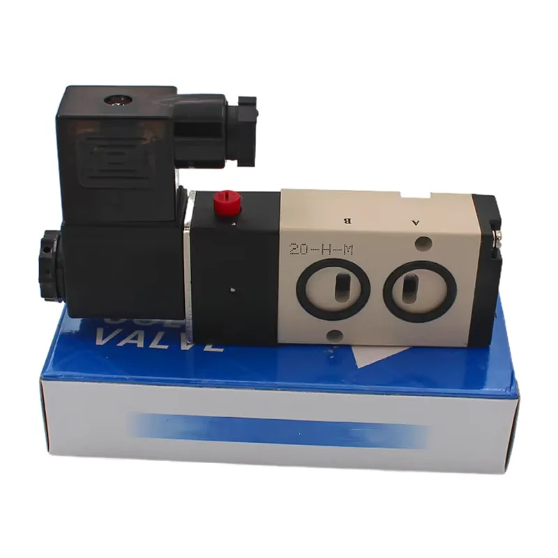 

Solenoid Valves 1/4'' bsp 1/8" 3/8” 1/2" 5 Way 5/2 Plate Valves 4M210-08B 4M310-10B 4M410-15 4M110-06 4M220-08