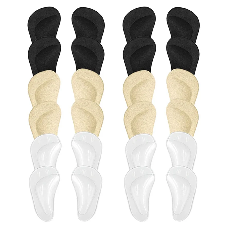 

ABUM-(24PCS) Arch Support,Soft Gel Insole Pads,For Plantar Fasciitis And Flat Feet,Arch Pain Relief, For Men And Women