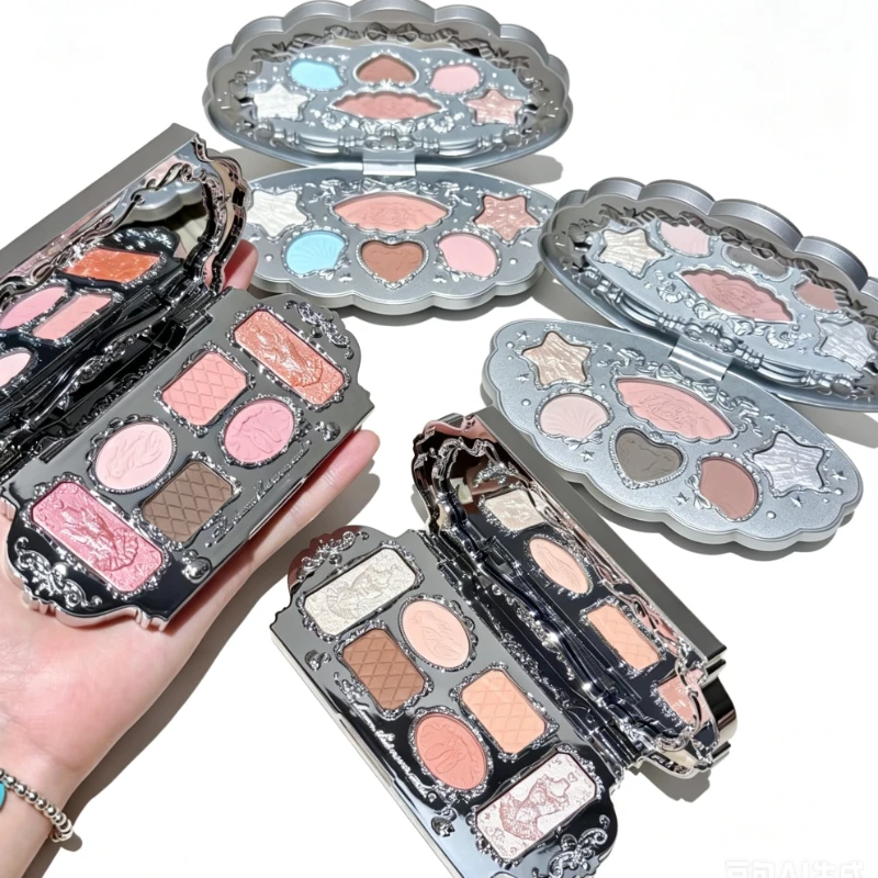 Flower Knows Makeup The Sweetie Bear Collection Eyeshadow Palette 6 Colors Glitter Matte Bronzer Multi Use Kawaii  Cosmetics
