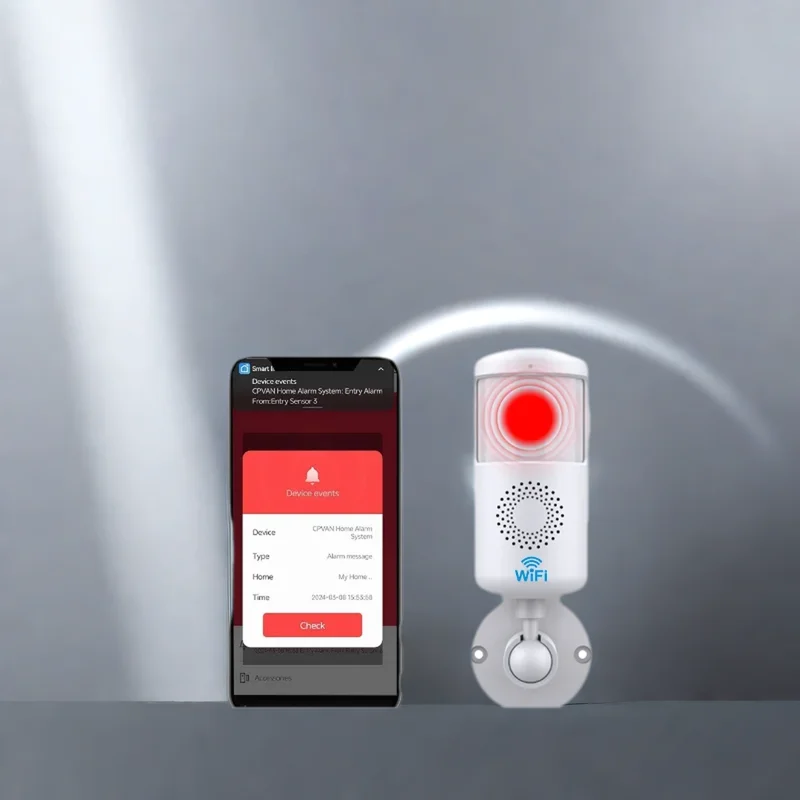 

PGST 6 шт. CPVAN беспроводной датчик движения сигнализация – 125 дБ громкий PIR инфракрасный детектор для домашней безопасности