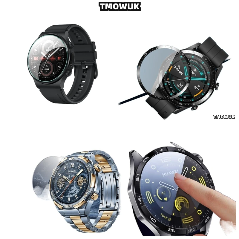 

For Huawei WATCH GT2 GT3 GT4 GT5 Pro Cyber Ultimate 41 42 43 46mm - 9H Hardness Screen Protector, Anti-Scratch, Anti-Shatter & O
