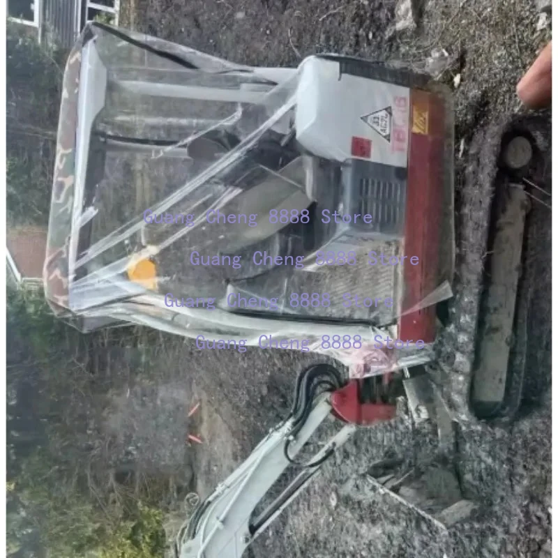 1 قطعة غطاء سيارة حفارة صغيرة مظلة دافئة بولي كلوريد الفينيل يندبروف ل Takeuchi TB016