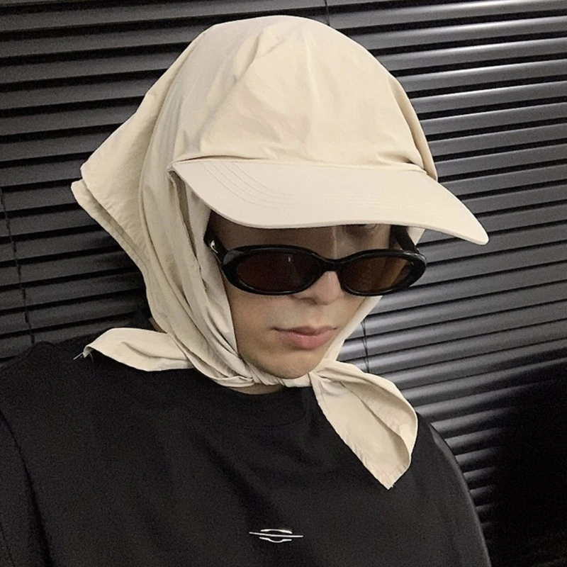 Casquette de baseball Bandana pour adultes, casquette de sport décontractée pour femmes et hommes, visière extérieure, chapeau avec écharpe de sauna sœur, printemps et été