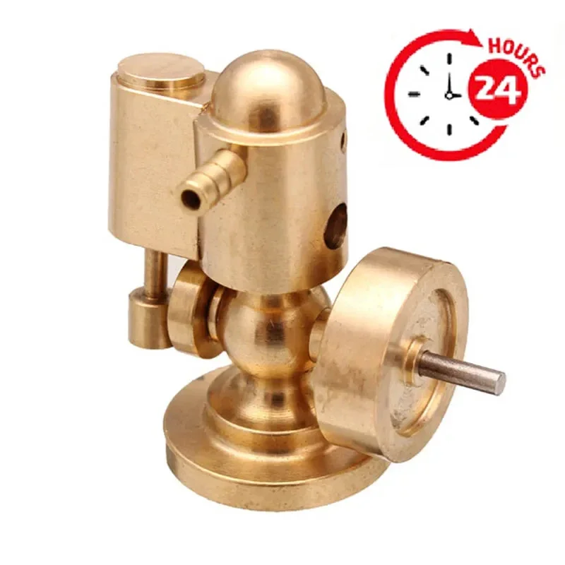 

Mini Brass Single-cylinder Steam Engine Model M22 Engine Power Ship Model Configuration Educational Toy Gift