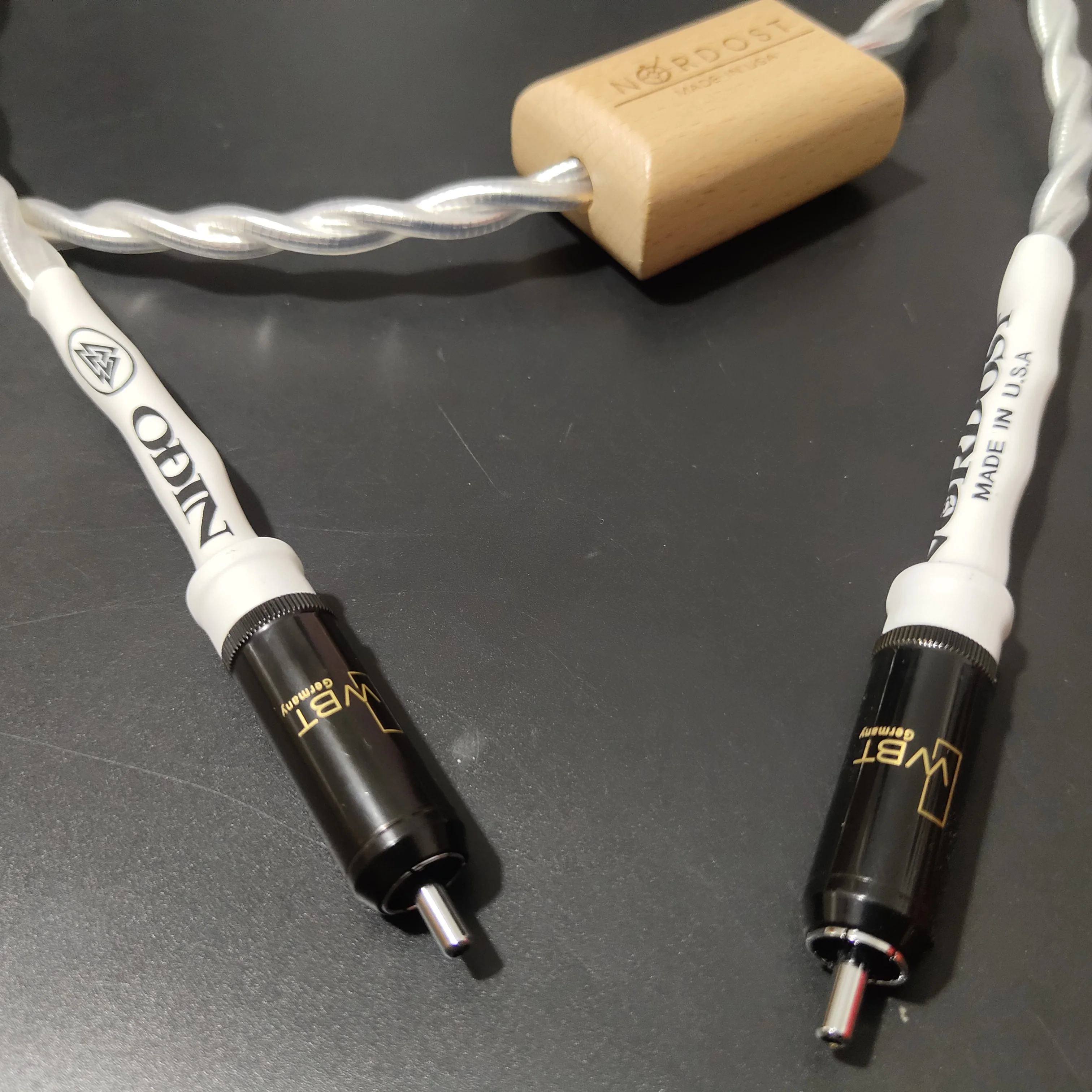 New HI-END NORDOST ODIN 75 ohm RCA digital coaxial cable AES/EBU signal cable HI-FI audio with WBT-0102 Rhodium plating RCA