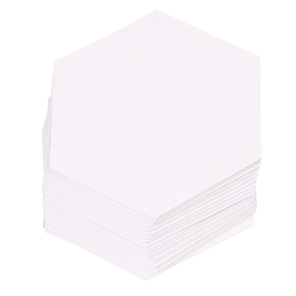 

100pcs Quilting Paper Molds Smooth Sewing Template For Diy Patchwork Hexagon Piecing Tool Quilting Crafting Supplies