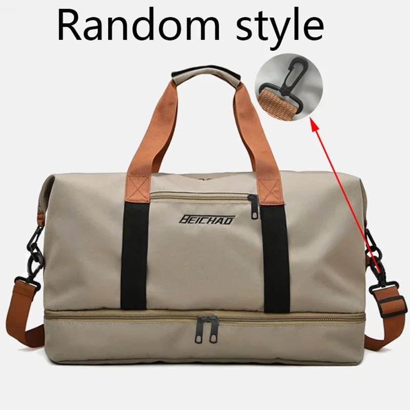 Tragbare Reisetasche für das Fitnessstudio, Wochenendtasche für kurze Reisen, Schulter- und Umhängetasche für Fitnessausflüge. – Detail 3