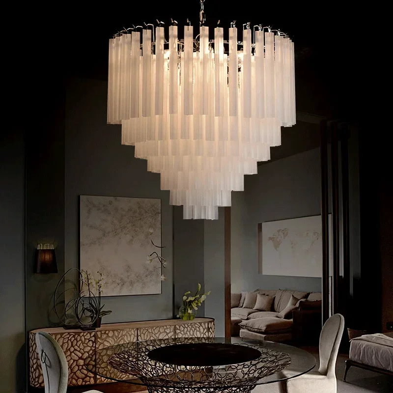 Post Modern Designer Hanging Pendant Lights Frosted Glass Dining Room Decor Pendant Lamp Lighting for Living Room