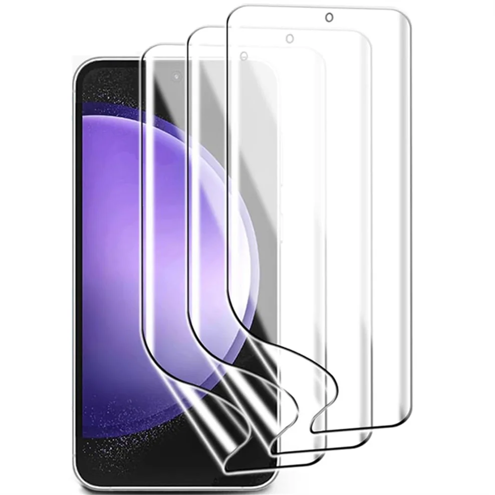 3 Pcs Hydrogel Film for Samsung S23 FE 5G Screen Protector S 23 Ultra Samsung S23+ Protective Film S23 Plus Samsung Galaxy S23FE