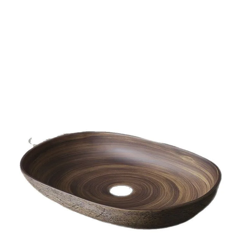 

Retro countertop basin Antique exit Outdoor wash basin Garden art basin Bathroom Ceramic washbasin Balcony wash