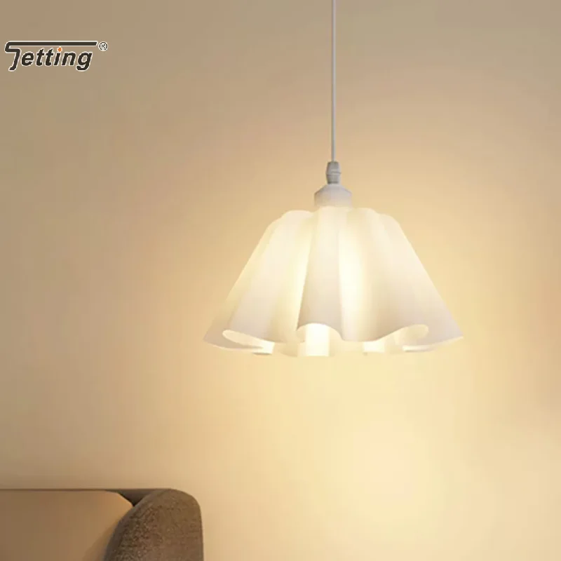 

Акриловая волнистая подвесная лампа, цветок, абажур, подвесной светильник, аксессуары, сделай сам, настенная ночная люстра, замена деталей абажура