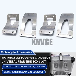 Motorcycle Tail Top Box Rear Trunk Bottom Quick-Release Mounting Slot Rear Side Box Slot Tail Box Bottom Plate Installation