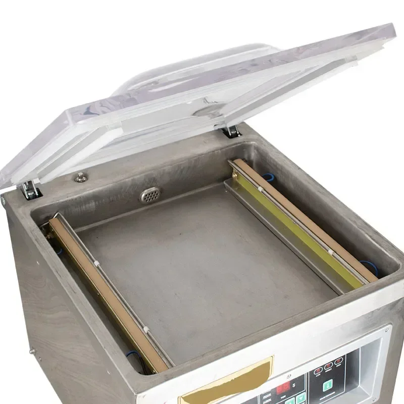 DZ-400 Vacuum Food Sealer Electric Packaging Machine 220V Commercial Large Packing Machine Compressed Cooked Sealer