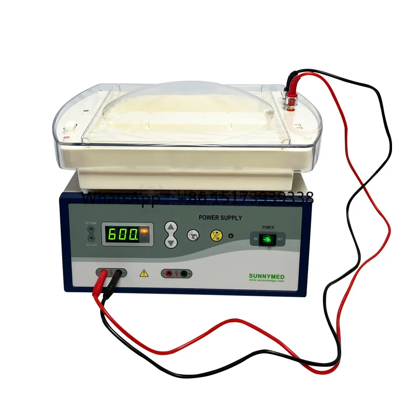 Clinical Grade Electrophoresis Cell Lab with Power Supply Cellulose Membrane Electrophoresis