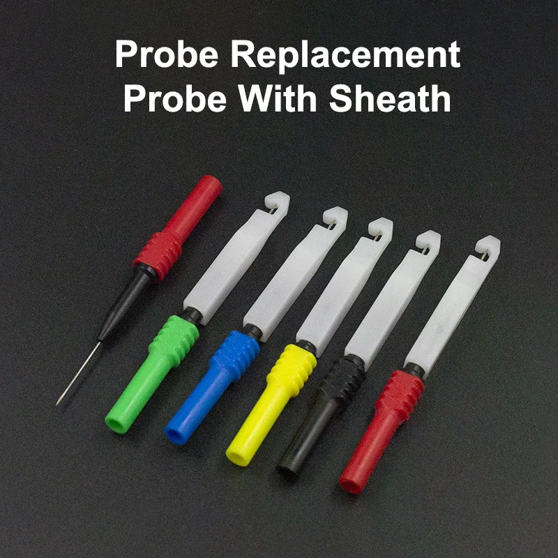 1/5Pcs Handheld Oscilloscope Set for Car Mechanic; Multimeter Probe; Back Pin Banana Plug Diagnostic Tool