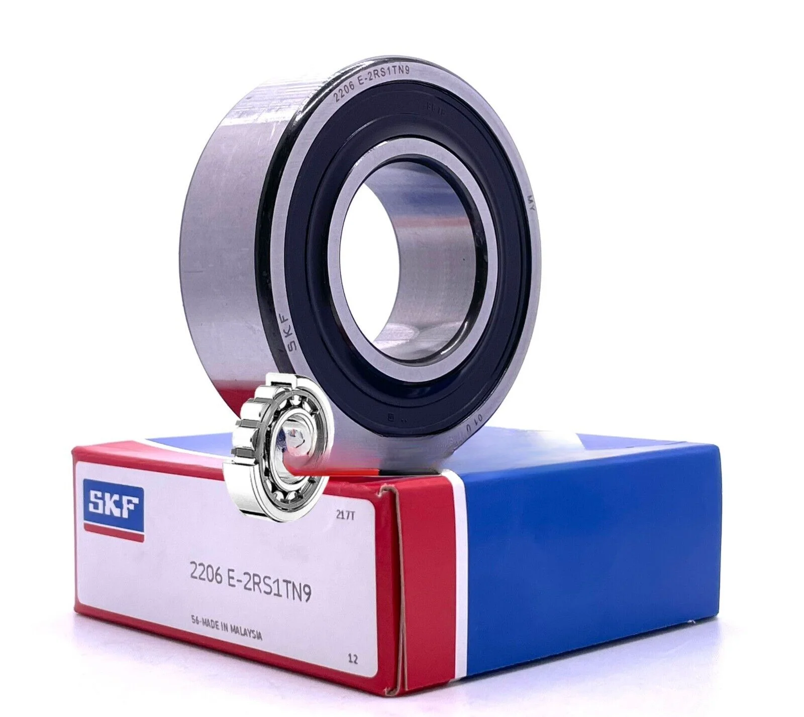 SKF 2206 E-2RS1TN9 Self-Aligning Bearing Double Row, Double Sealed 30X62x20mm