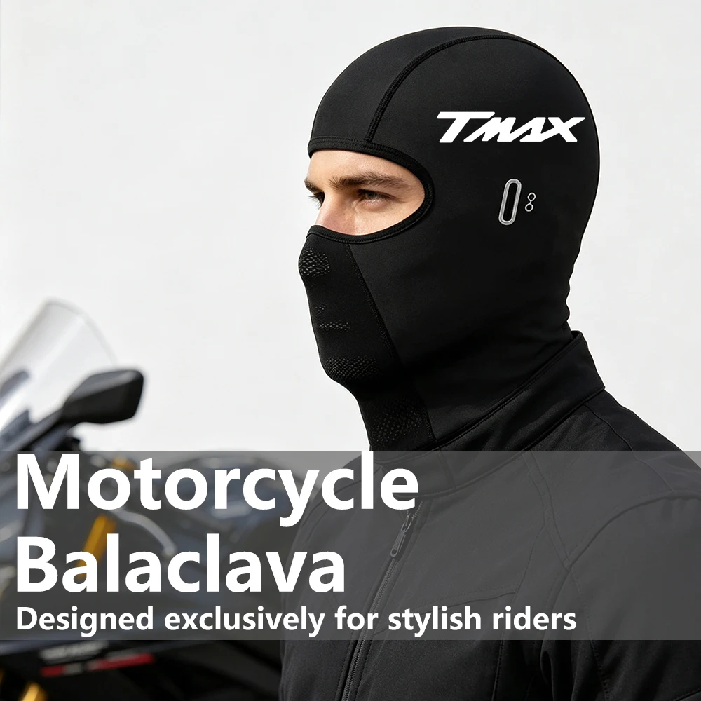 For Yamaha TMAX 530 / TMAX 560 (2008-2026) – Summer Cooling Motorcycle Balaclava, Breathable Full Face Mask with UV Protection