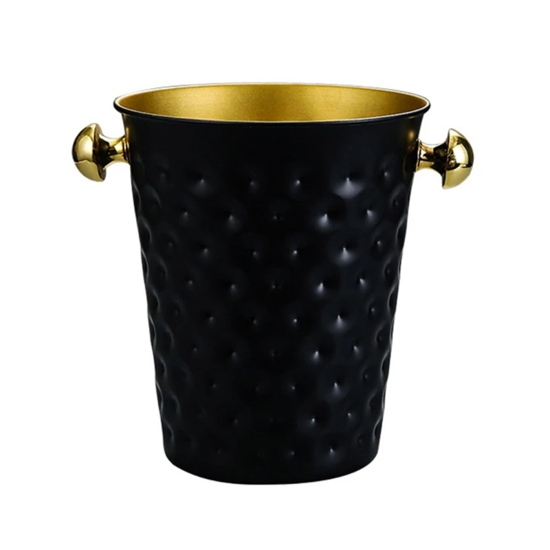 

Large Wide Mouth Beverage Tub Stainsless Steels Ice Buckets Drink Coolers Champagnes Bucket Parties Decoration Drinkware