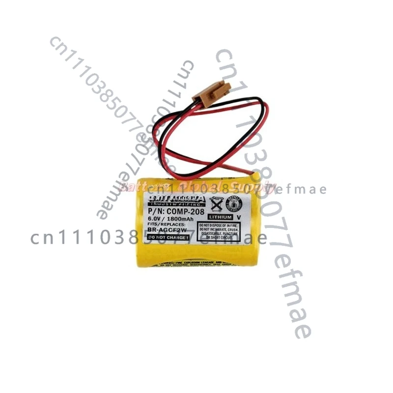 

Аккумулятор COMP-208 для Dantona с разъемом FANUC PLC для Panadonic BR-AGCF2W 6V