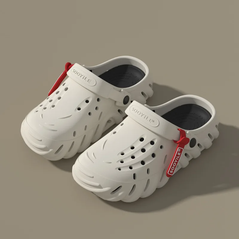 

Summer Men's EVA Waterproof Shoes Classics Woman Sandals Mens Outdoor Beach High Quality Couple's Non-Slip Casual Slippers
