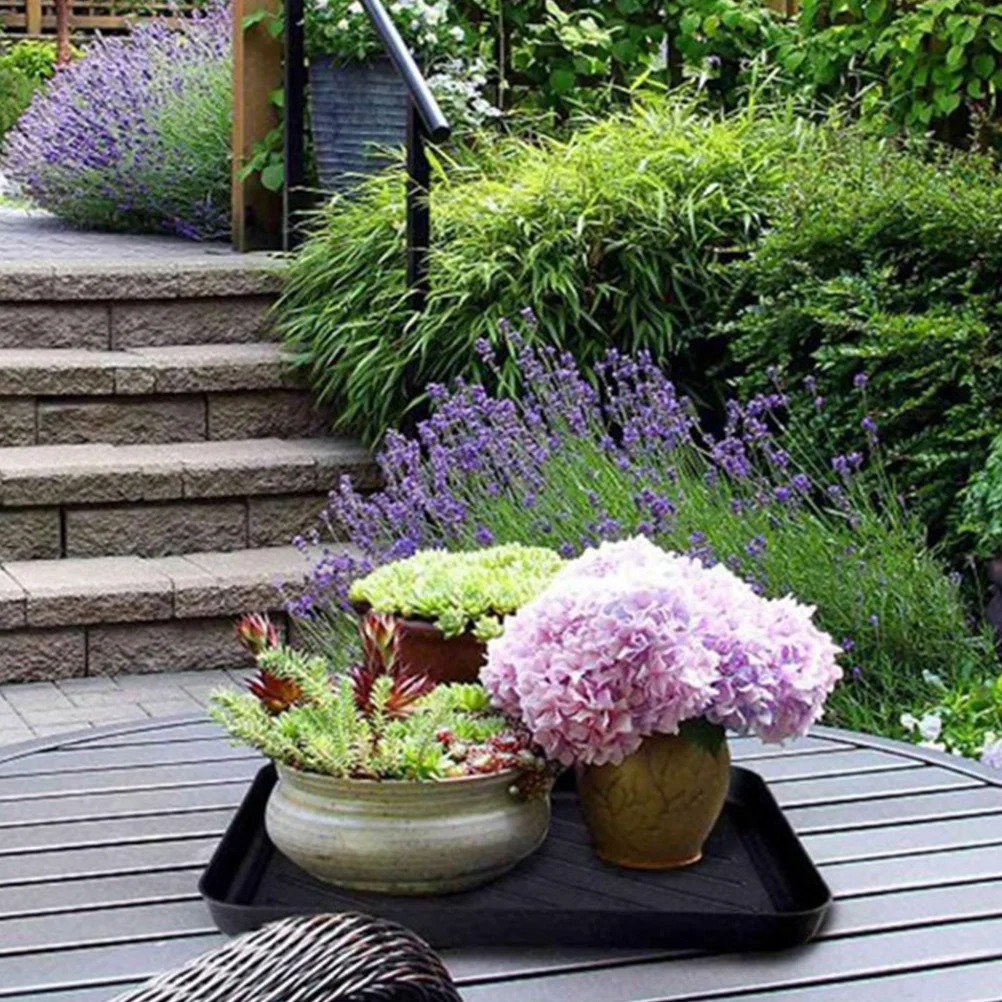 

3pcs Shoe For Entryway Indoor Small Plastic Boot Tray Non-Slip Durable Multipurpose Storage Tray Large Bonsai Mat Sundries