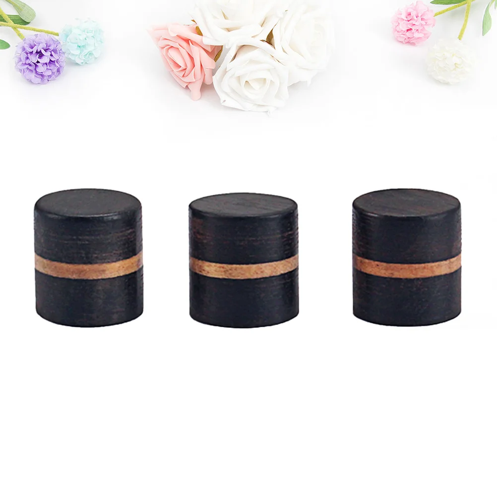 ปุ่มปรับเสียงกีตาร์เบส 3 ชิ้น ทำจากไม้โรสวูด สำหรับเปลี่ยนอะไหล่ ใช้ได้กับปุ่มปรับเสียงแบบ Concentric Split Shaft ทนทาน