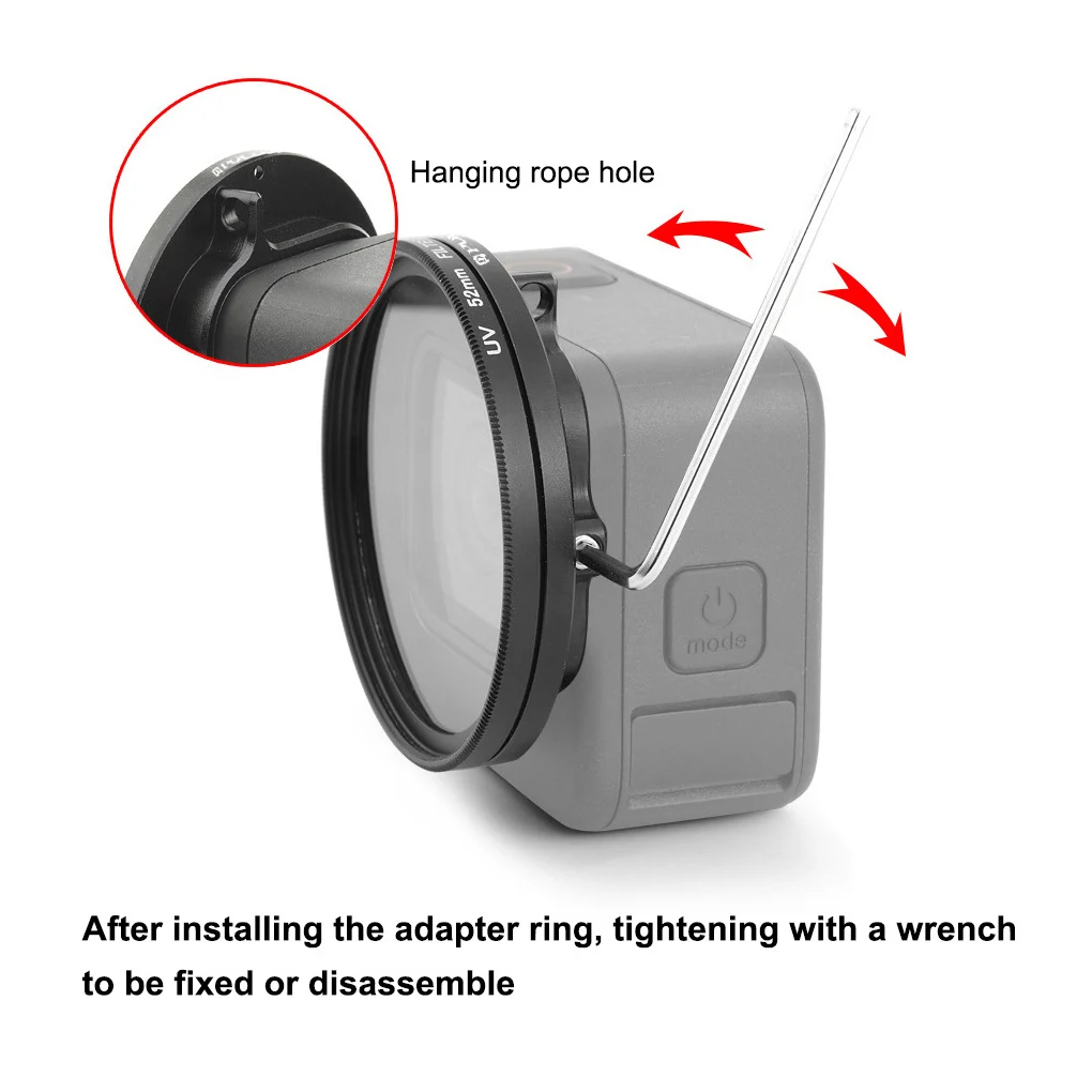 ND Filter Adjustable Mirror Reduce Light Exposure Option Protection Filters