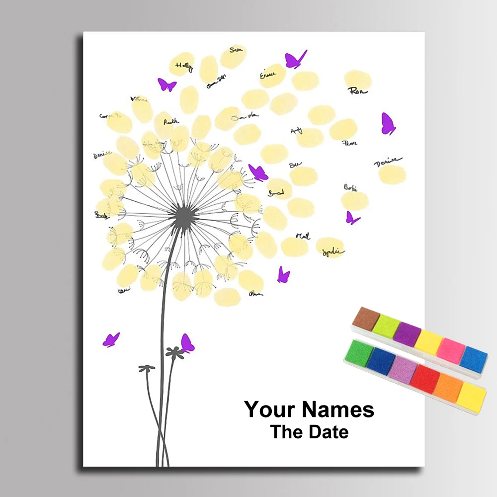 Personalized Signature Fingerprint Guest Book for Kids First Holy Communion Souvenir Gift for Boys Girls Baptism Inkpad Included view 3