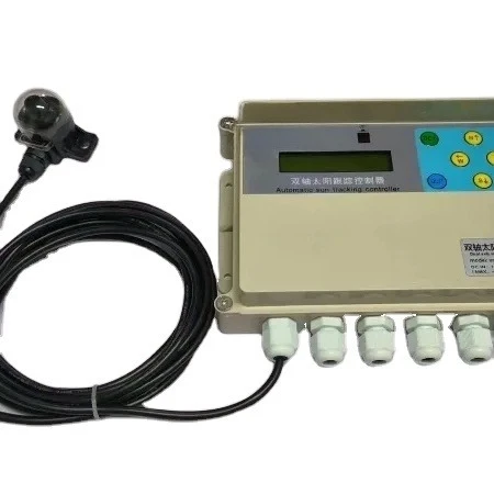 Dual Axis Solar Tracker Controller Automatic Sun Tracking System Two-Degree-of-Freedom Platform for Optimal Sun Exposure
