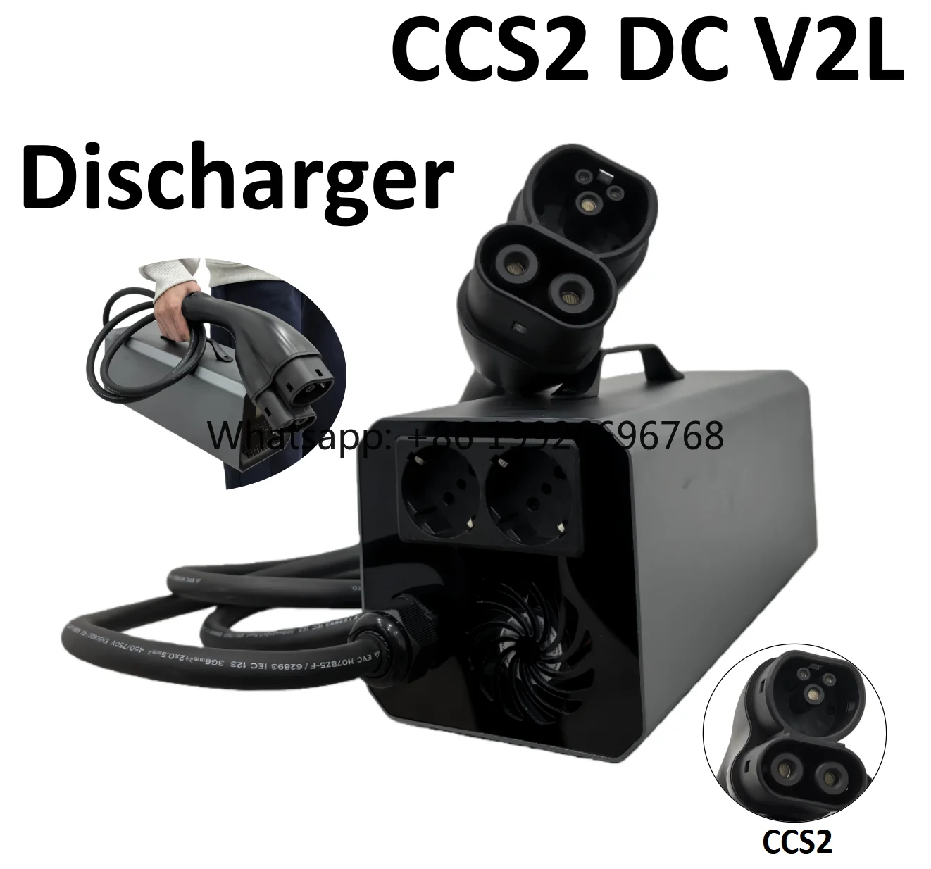 LGV2L-001 Portable 5KW CCS2 DC V2L Inverter for Indoor&Outdoor Use New EV Discharger