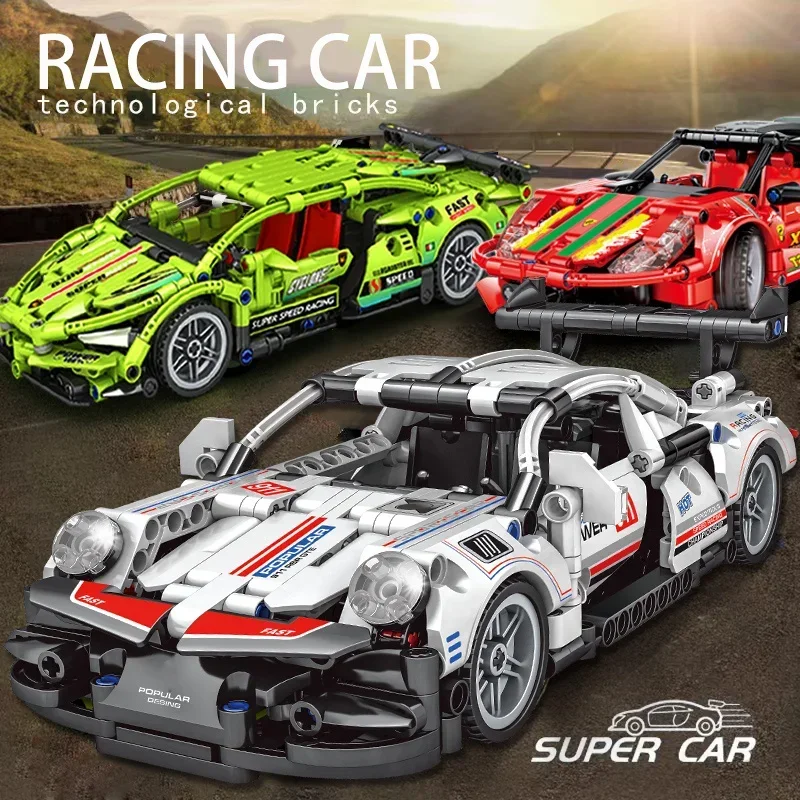 Super Racing Car Model Building Blocks: The Perfect Technical Sports Car Toy for Boys! 