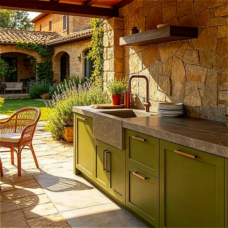 BBQ Island Outdoor Kitchen Cart 4 Burner Propane Gas Grill With Fridge Sink Drawers Garden Patio Deck Entertainment Customized