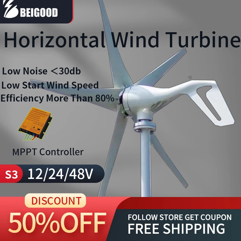 5Blades 3Blades 8000W Wind Turbine Generator 12V 24V 48V AC Home System Free Green Alternative Energy Solar Panels Home Energy