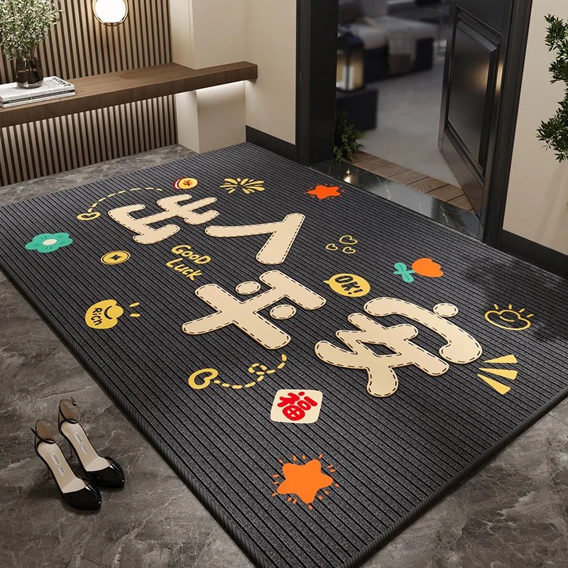 

Красный входной коврик, противоскользящий, прочный, домашний входной коврик, хрустальный бархатный материал, Cleanlin, пылезащитный, износостойкий ковер