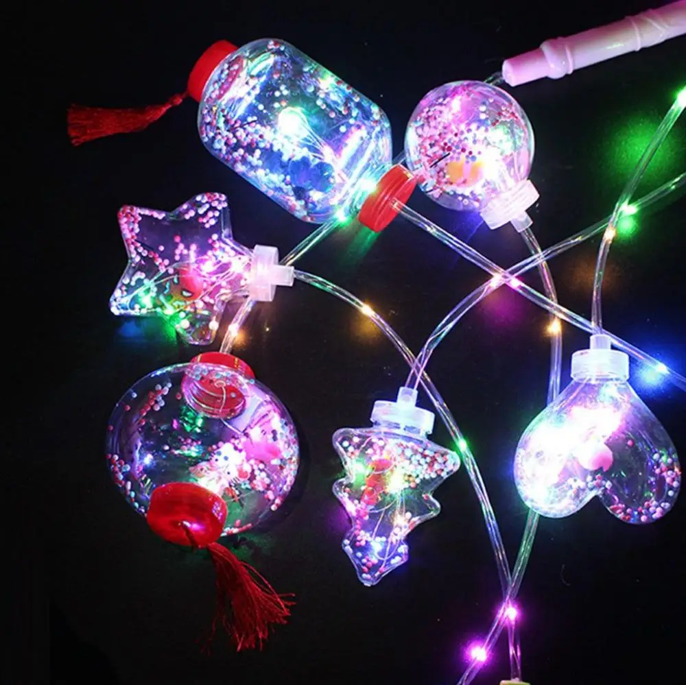 Murah 1 buah lampu LED berkedip lentera balon Bobo Dekorasi Pernikahan mainan anak-anak pesta