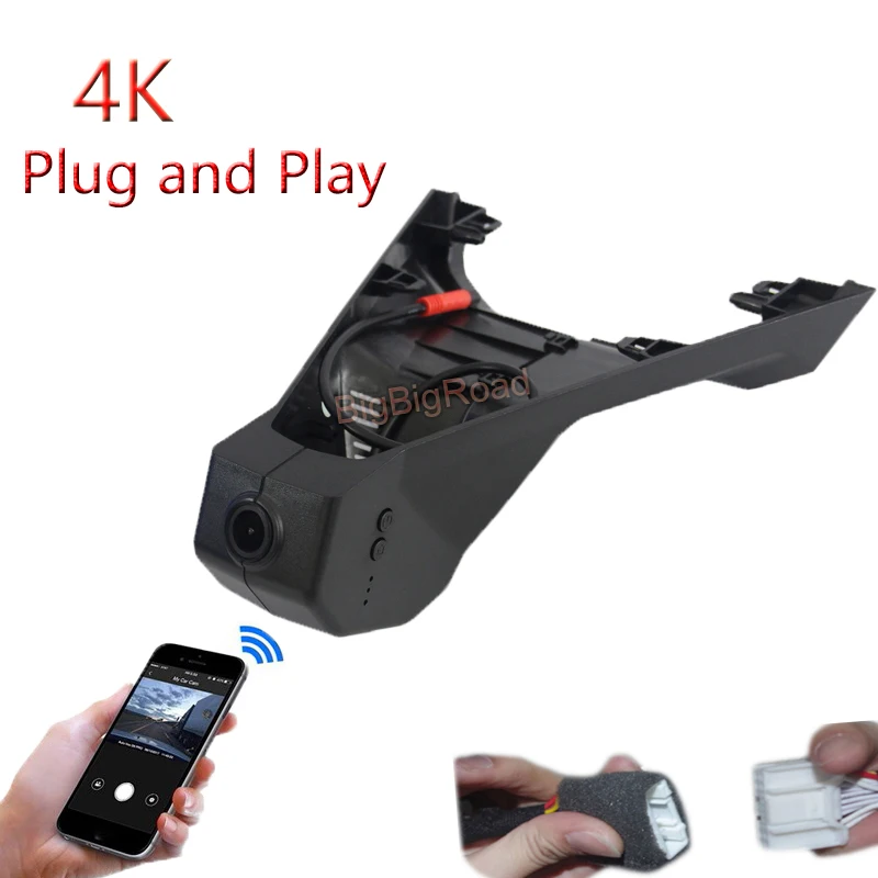 

4K Plug And Play Car Wifi DVR Video Recorder For Peugeot 3008 Allure 5008 DS7 4008 MK2 Citroen C5 X7 Aircross Berlingo 2017-2021