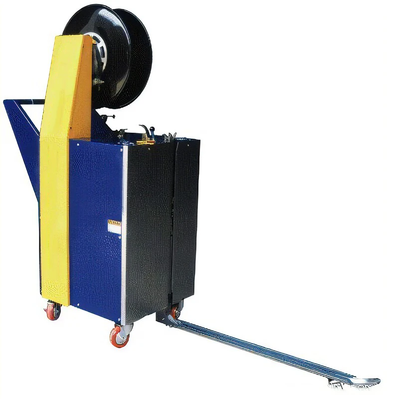 

Easy use semi auto pallet strapping machine with pp belt strapping