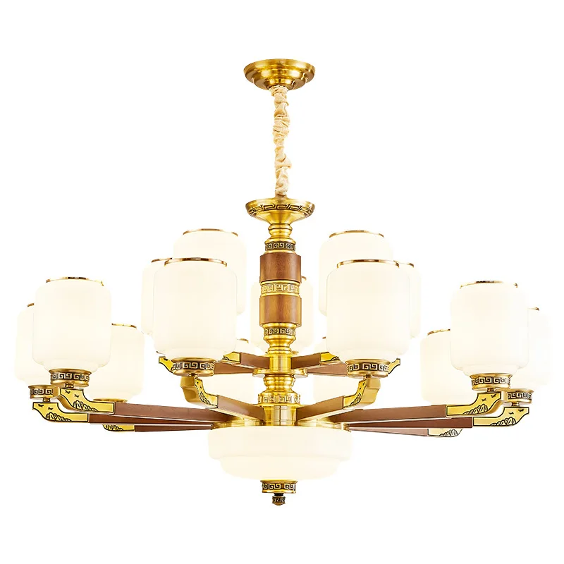 

New, tea room, Chinese style, high-end, atmospheric, villa, duplex, lamps