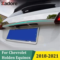 For Chevrolet Holden Equinox 2018 2019 2020 2021 Car Accessories Rear Trunk Lid Spoiler Cover Trim Tailgate Trim Strip