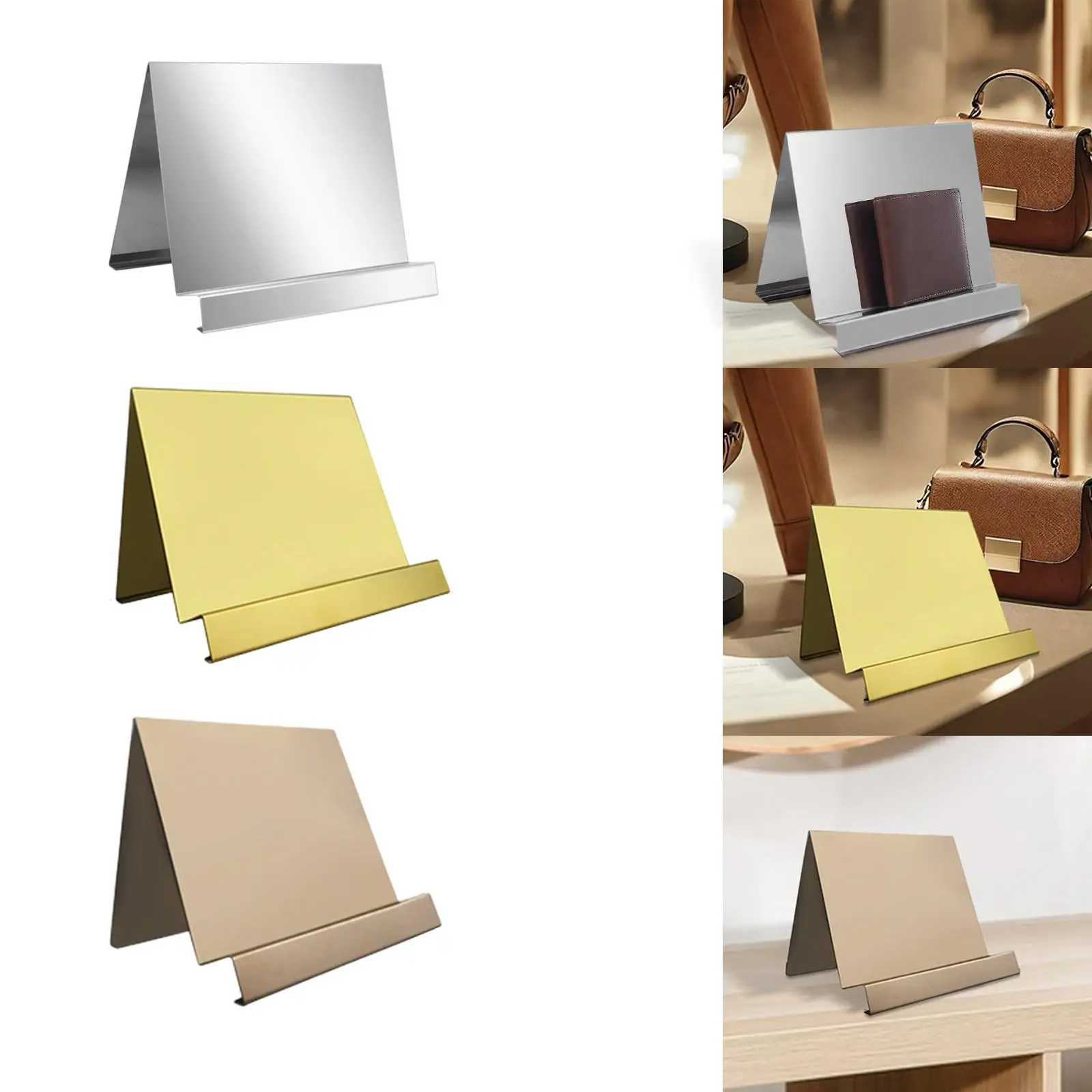 Wallet Display Stand Holder Clutch Holder Fashion Purse Display Prop Bag Stand