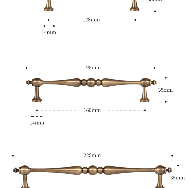 Antique brass T bar furniture fitting — supplier illustration 20