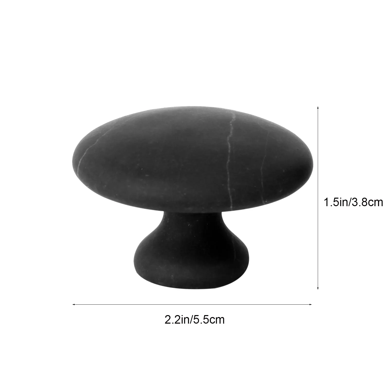 2pcs Massage Stones Hot Stone Massage Basalt Hot Stones Guasha Jade Stone Basalt Hot Rocks Mushroom Shaped Stones