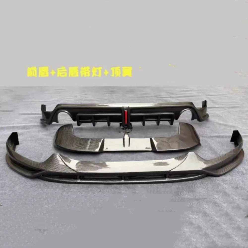 painted Carbon Fiber Car Surround Front Rear Lip Shovel Tail Wing Assembly For Mazda CX5 2017-2020 Modified Auto Accessories