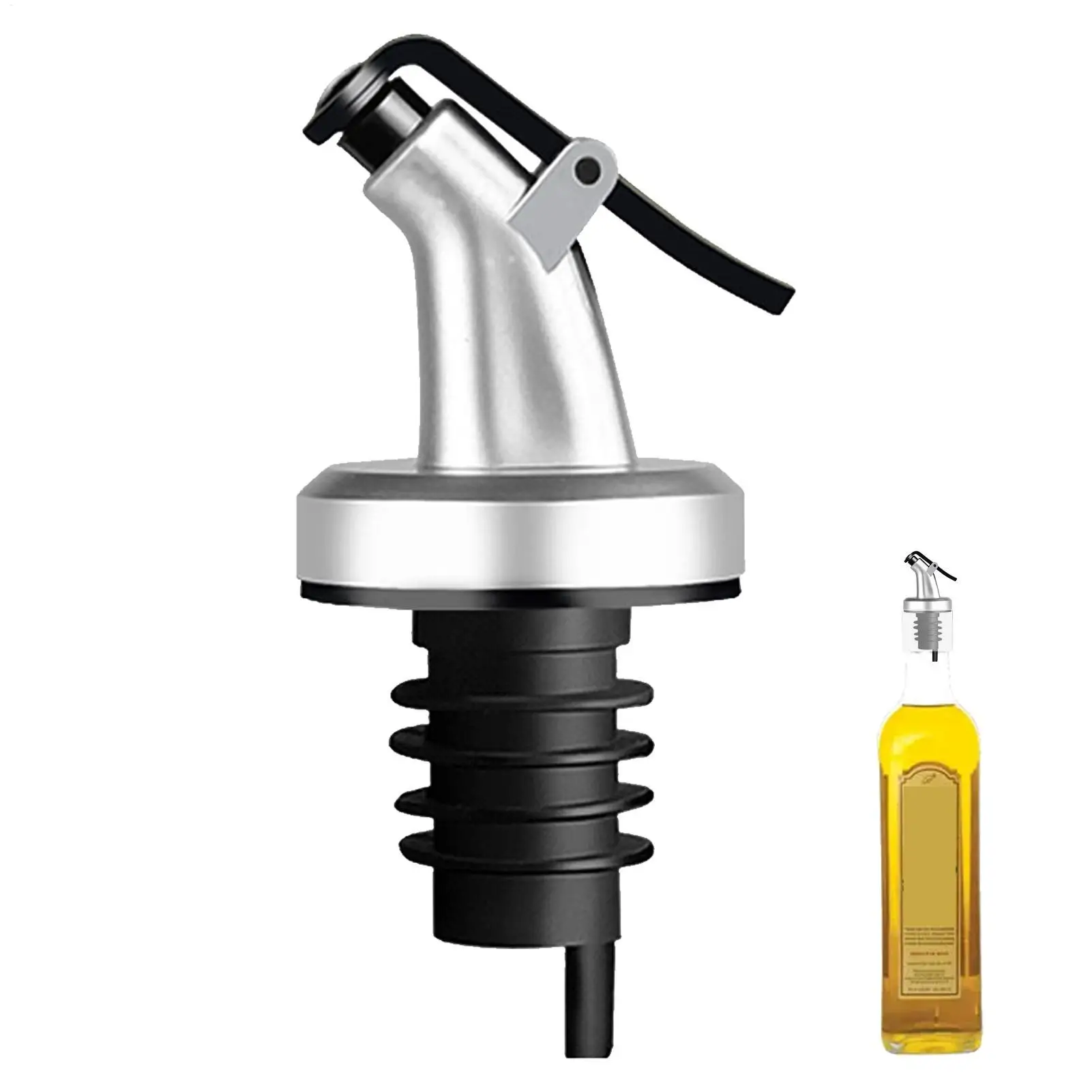 Leak-proof Capwine Cap Olive Oil Dispenser Bottle Designed for Pour Spout Vinegar, Sauce,Wine or Salad Dressing Bottle Dispenser