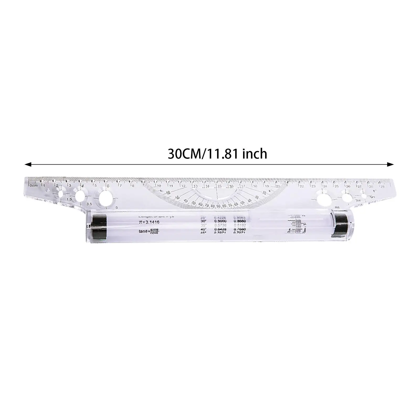 Measuring Rolling Ruler Drawing Roller Ruler for Measuring Office Designers