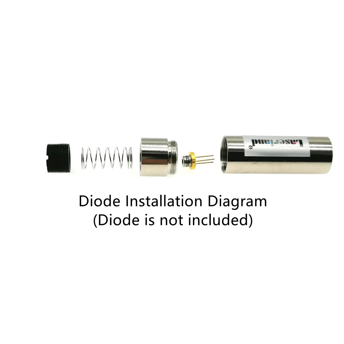 Componente dell'alloggiamento del modulo diodo Laser Hardware da 12*45mm 5.6mm con vetro M9