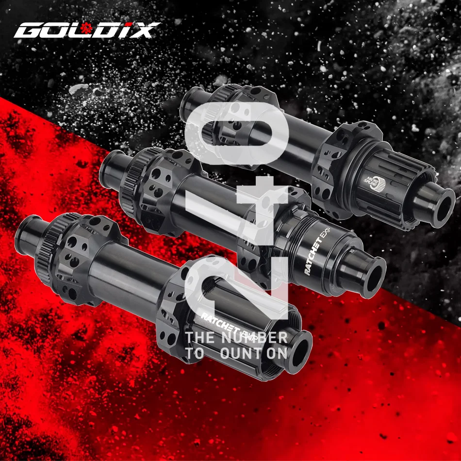 GOLDIX 240 EXP Ratchet Mountain Bike Straight Pull Hubs 28H Center Lock Disc 110x15 148x12 MTB Hub BOOST HG XD MS For DT