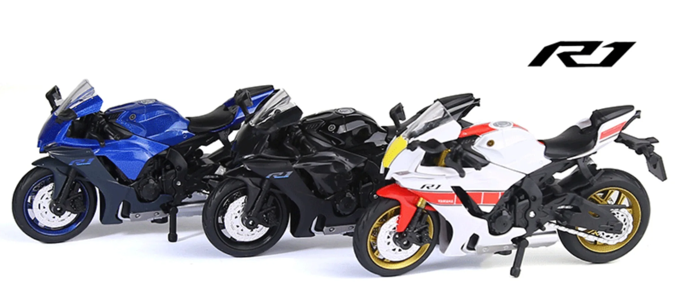 1:18 Honda CBR1000RR GSX1000R R1 Motorrad Spielzeug Modell Rad Lenkung Versenkbare Stativ Motorrad HAYABUSA Lernspielzeug – Detail 10