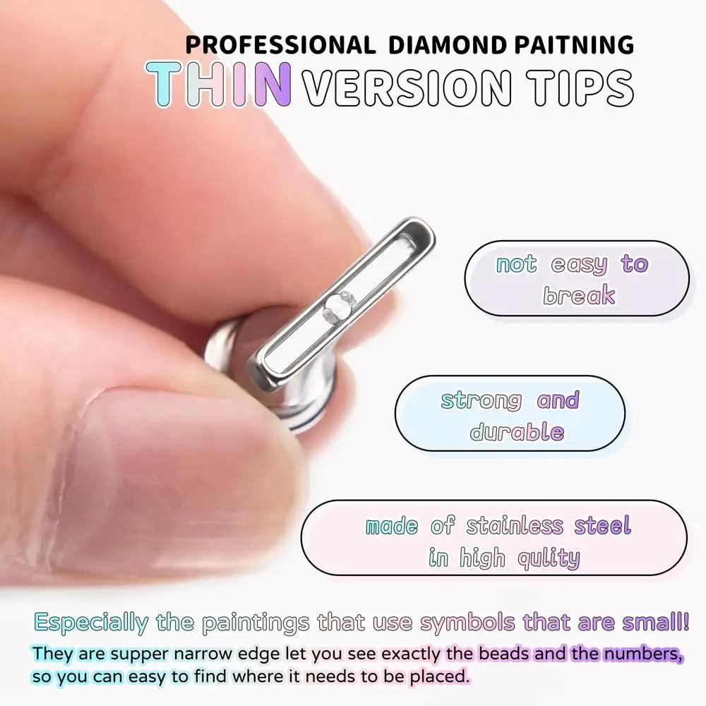 Embroidery New Threaded Bits Accessories Cross Stitch Accessories DIY Craft Point Drill Pens Art Pens Replaceable