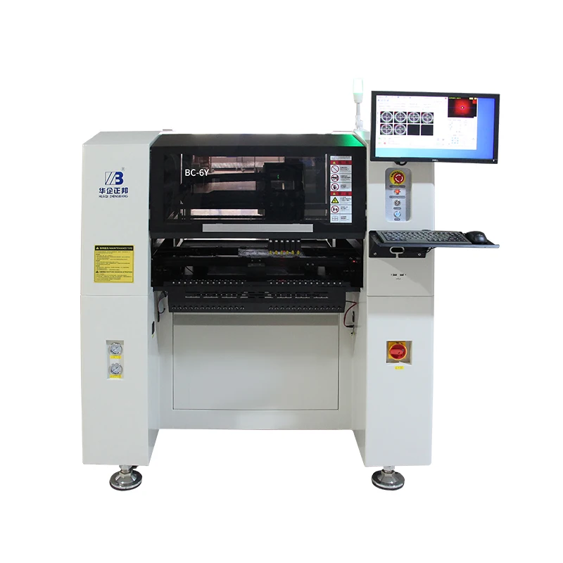 BC-6Y Fully Automatic 6 Head Smd Pick And Place Assembly Machine Desktop Chip Mounter LED Smt Production Pick And Place Machine